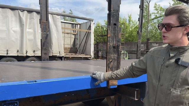 Ремонт пола полуприцепа, замена железа и фанеры