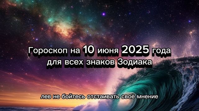 🔮 10 Июня 2025: Что Звезды Шепчут о Твоей Судьбе? Гороскоп для Всех!