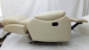 Механическое кресло-реклайнер в экокоже Линкольн 103