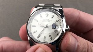 Rolex Datejust 36mm ref.126200-0002 Silver Dial Oyster Bracelet