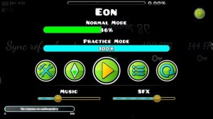 Прохожу ЭКСТРИМ ДЕМОН - EON! Geometry Dash СТРИМ! (2 попытка зап?