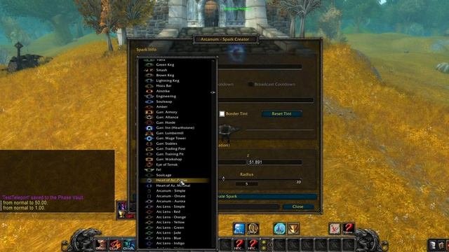 Epsilon WoW руководство, ч.5.1 порталы и телепорты в Arcanum