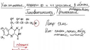 Витамин В2, биохимия.