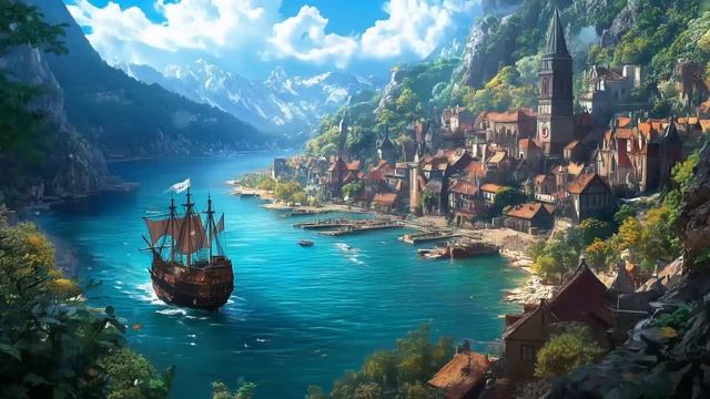 Тихая гавань - Нежная музыка портовой таверны, фоновая музыка для сна