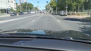На спортивной машине по старому городу. Центр. Самара.