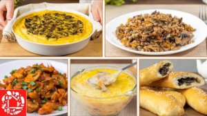 5 Рецептов с ГРИБАМИ! Даже МЯСА НЕ НУЖНО!