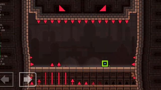 прохождение замка в геометри даш! 2 часть 2 уровень смотреть онлайн