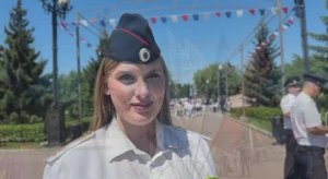 Охрана порядка на Дне города в Иркутске