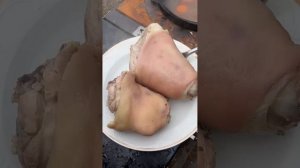 Рулька горячего копчения #алковар