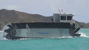 Прототип гусеничной машины - амфибии  DARPA Captive Air Amphibious Transporter