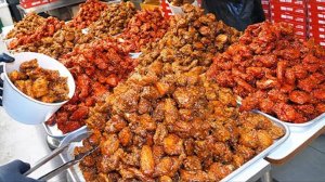 Мастерство корейских уличных поваров