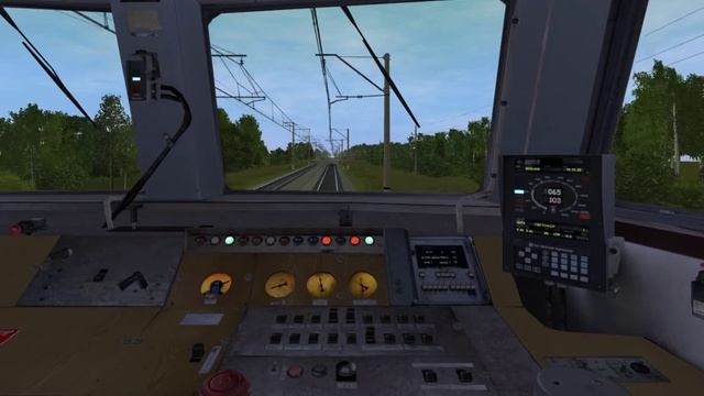 Trainz: ЭМ2-012, рейс №6919, Михнево — Яганово, 2005 год смотреть онлайн