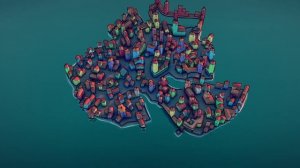 и вот что я построил в Townscaper