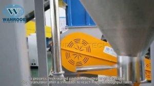 Дробильная машина для измельчения пластиковых труб из ПЭ