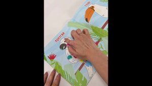 Пальчиковая раскраска для малышей Рисуем пальчиками