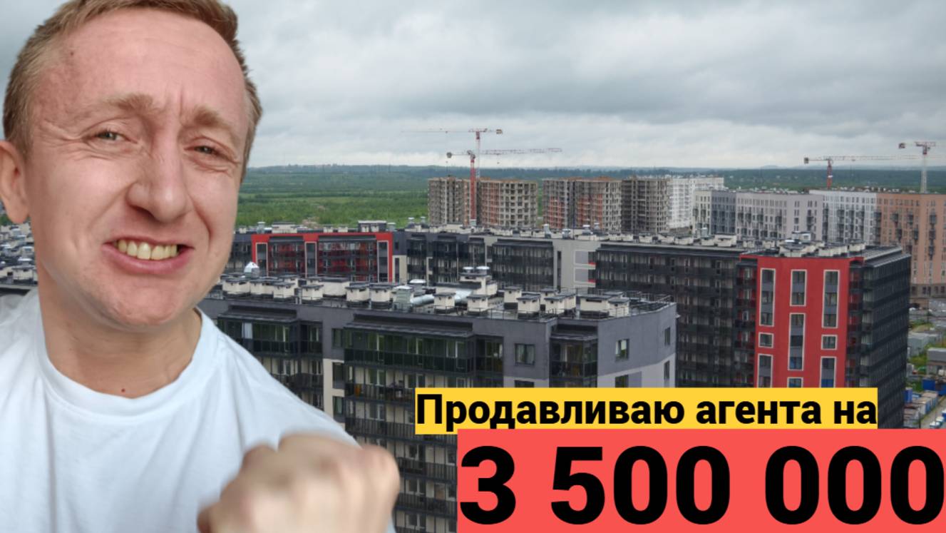 Проверка квартиры в Мурино. Разговор с риэлтором о скидке.
