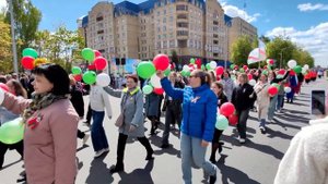 9мая 2025 Жодино. Победный парад прошел по центральному проспекту города.