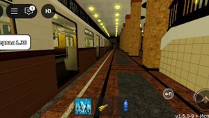 Ретропоезд "Сокольники" на станции "Комсомольская", Roblox