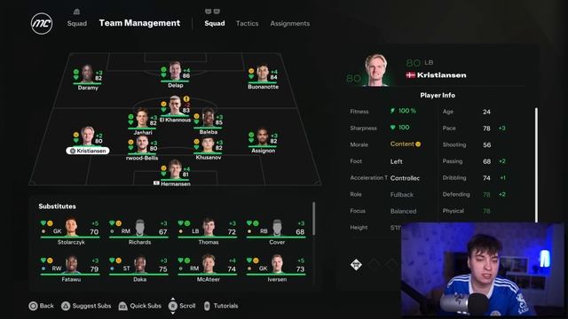 FC 25 | ПЕРЕСТРОЙКА ЛЕСТЕРА смотреть онлайн