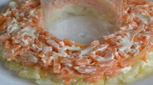 Гранатовый браслет салат без свеклы