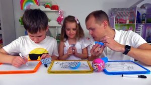 Мисс Кэйти и Мистер Макс (Miss Katy) Катя с папой и Максом играют в ЧЕЛЛЕНДЖ АССОЦИАЦИИ с игрушками