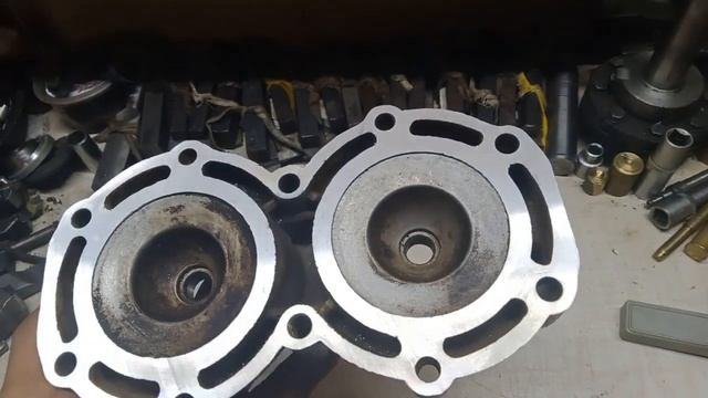 Фрезеровка ГБЦ лодочного мотора. смотреть онлайн