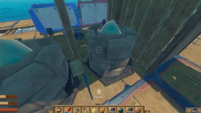 день 100. плот стал городом! но хватит ли ресурсов! Floating Forward: A Raft Journey