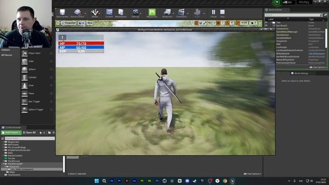 Unreal engine получение опыта (Ап уровня)