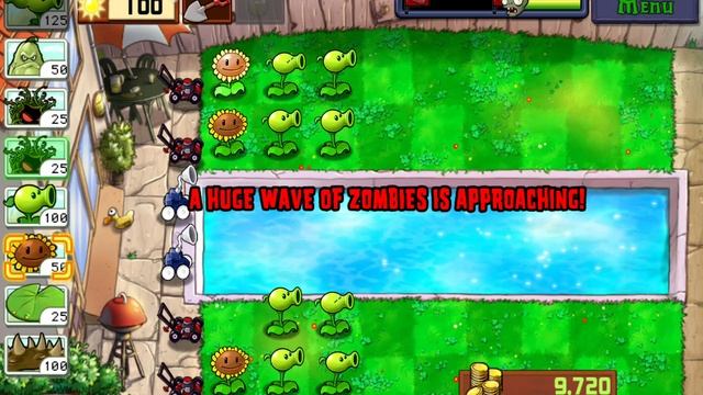PVZ 1 adventure 2 level 21 прохождение смотреть онлайн