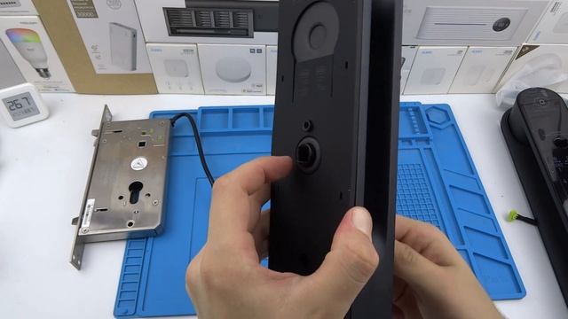 Топовый Умный дверной замок Aqara D100 Zigbee ZNMS20LM Apple HomeKit HomeKey по отпечатку пальца Ч1 смотреть онлайн