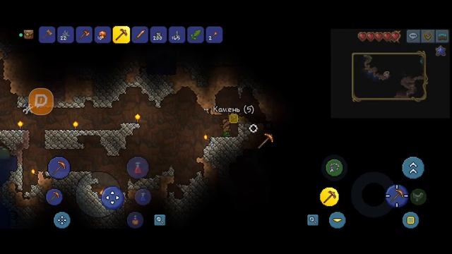 Прохождение Terraria с телефона #2|| Terraria ;; Aperro смотреть онлайн