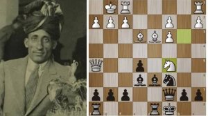 Шахматный МЕТЕОР Султан-Хан ГРОМИТ чемпиона Англии в 15 ходов ЧЕРНЫМИ!