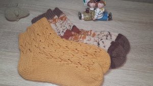 🍂 СП "Носочный блюз осени" с Еленой Велиной _ сентябрь🍁