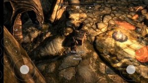 Играю в skyrim на телефоне! Ветреный пик.