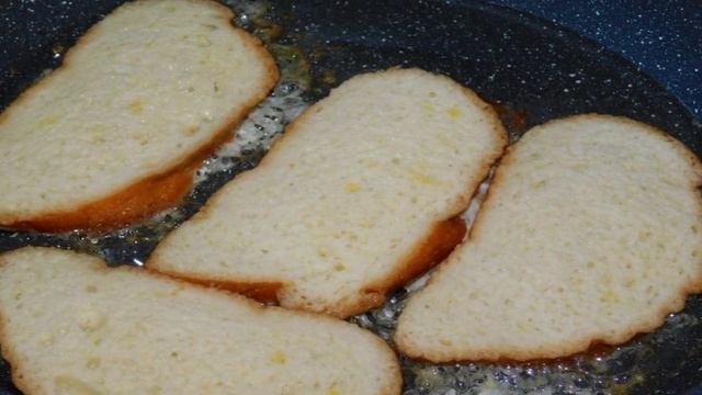 Французские гренки с яблоками