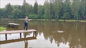 Ловля карпа на Верхнем водоёме. Клёвое место лосиный остров.