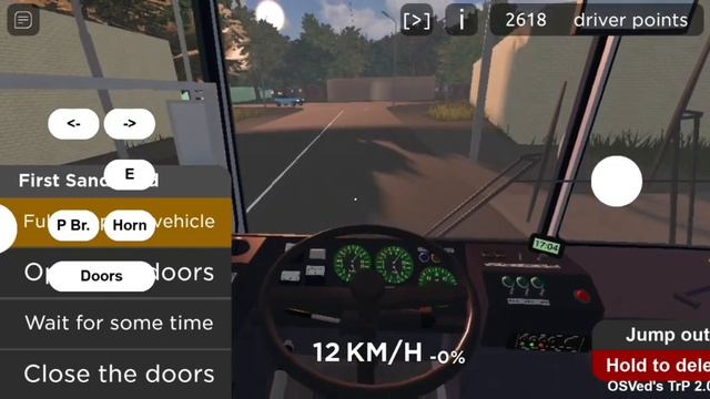 Поездка на троллейбусе ЗиУ-9 по маршруту 9 // Roblox // OneSkyVed' смотреть онлайн