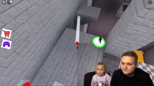 Мистер вонючка! Милана и Папа  играем в Roblox.