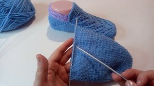 КРАСИВЫЕ СЛЕДКИ НА ДВУХ СПИЦАХ ПОДРОБНЫЙ МК