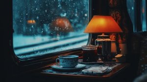 Убаюкивающие звуки дождя и стук колес поезда. Идеальн?