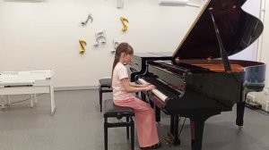 Ю.Весняк, "Сонатина". Аницаева Прасковья, 2 кл.