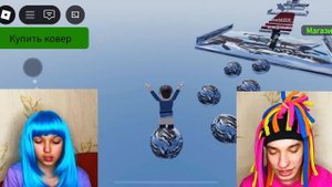 КИТАЙКА И ПОБЕГ ОТ КРОКОДИЛО БОМБАРДИРО С КСЮШЕЙ В ROBLOX