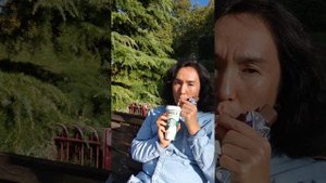 Мукбанг. Starbucks Latte и шоколадный батончик Wispa. London, United King