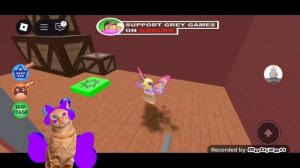 бежим от фан хауса /роблокс