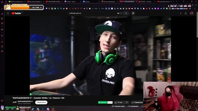 "RAPGAMEOBZOR 2" - Counter-Strike: 1,6 / Source / GO | РЕАКЦИЯ смотреть онлайн