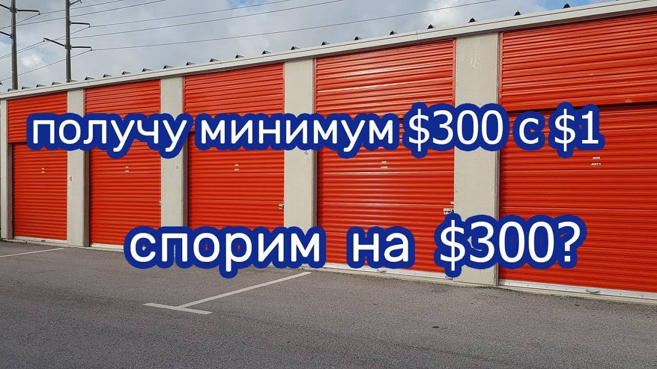 Спорим на 300$, что получу минимум 300$  с юнита за 1$