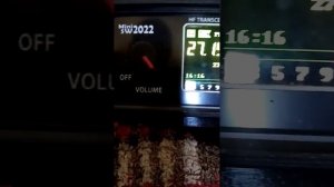 Частота 27190 ход на Новокузнецк, Кемерово. Mini SW 2022.