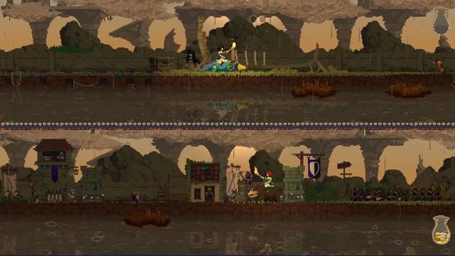 СЖИГАЯ ВРАГОВ - 5 - Kingdom Two Crowns Dead Lands смотреть онлайн