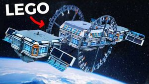 Я построил космическую станцию из LEGO!