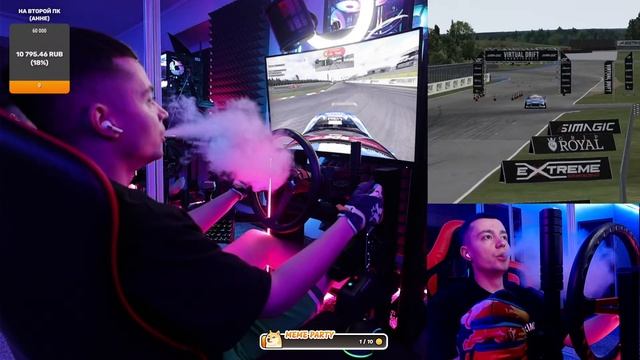 Дрифт | Assetto Corsa | Moza R9 смотреть онлайн